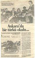 Ankara'da Bir Türkü Okulu- Gong Dergisi -1975
