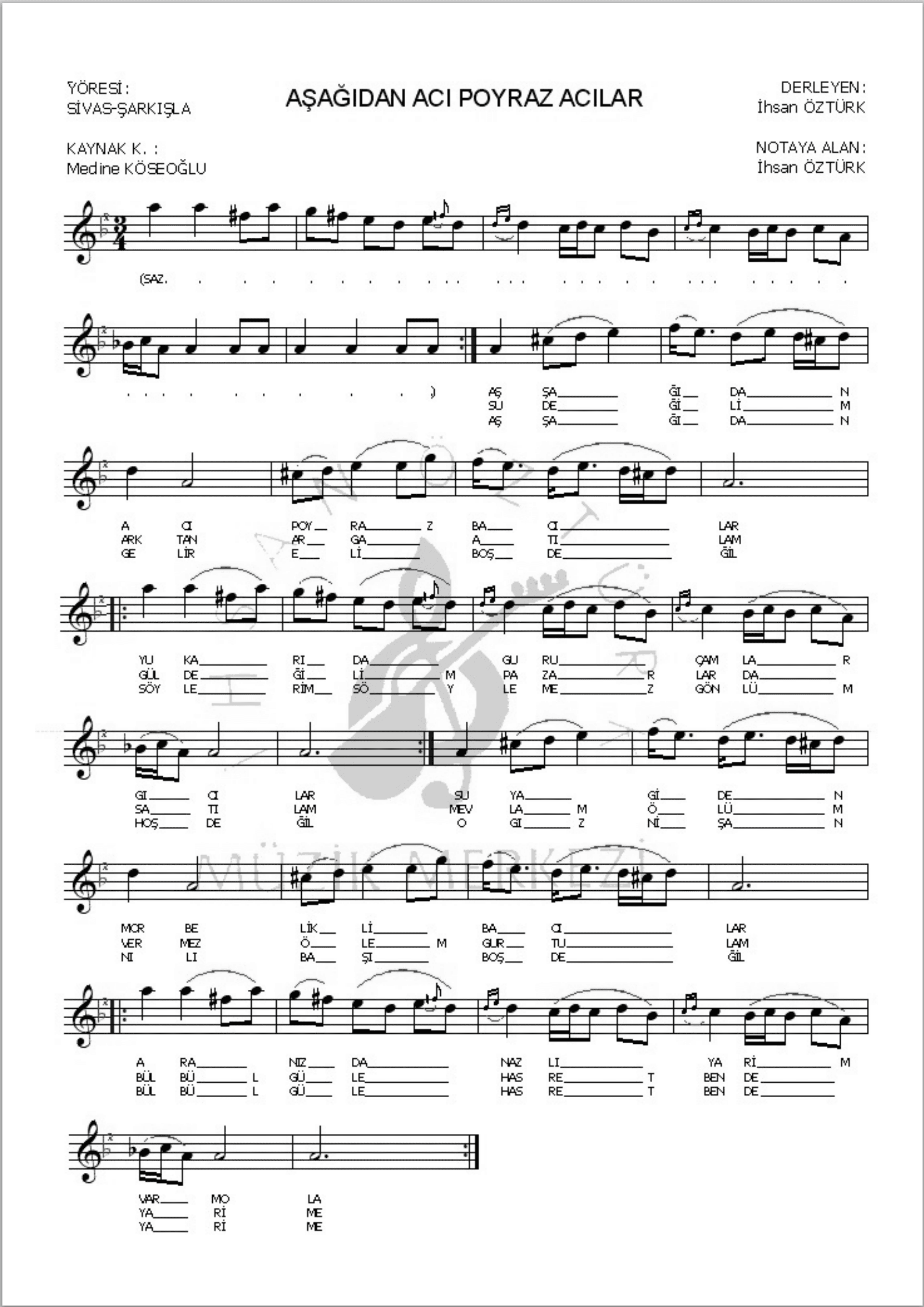 Aşağıdan Acı Poyraz Acılar